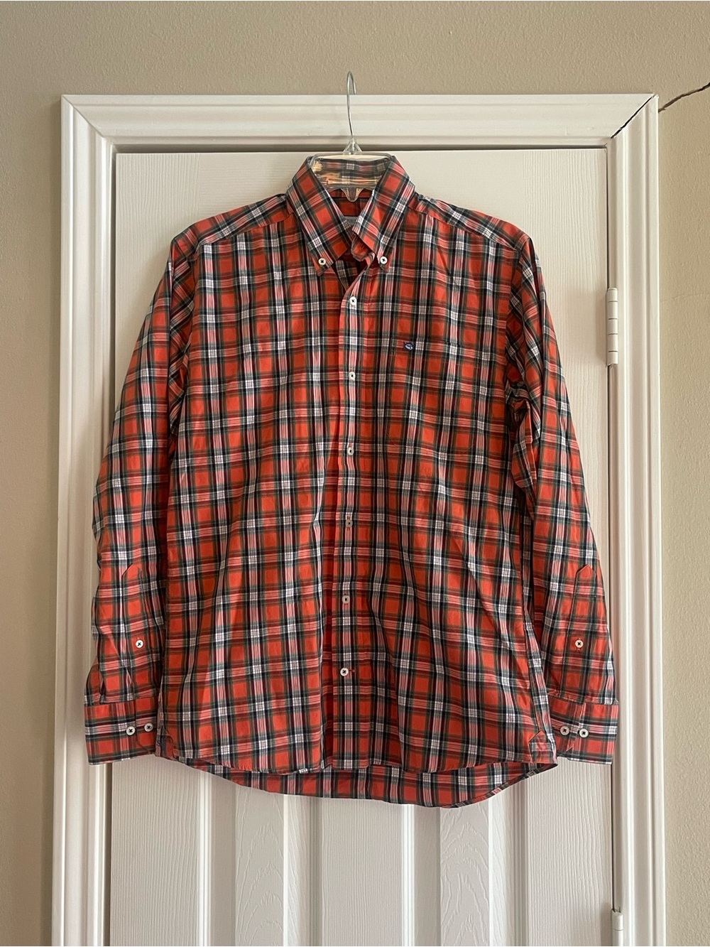 Southern Tide Plaid Button-Down Long Sleeve Shirt - Size: S 2.5